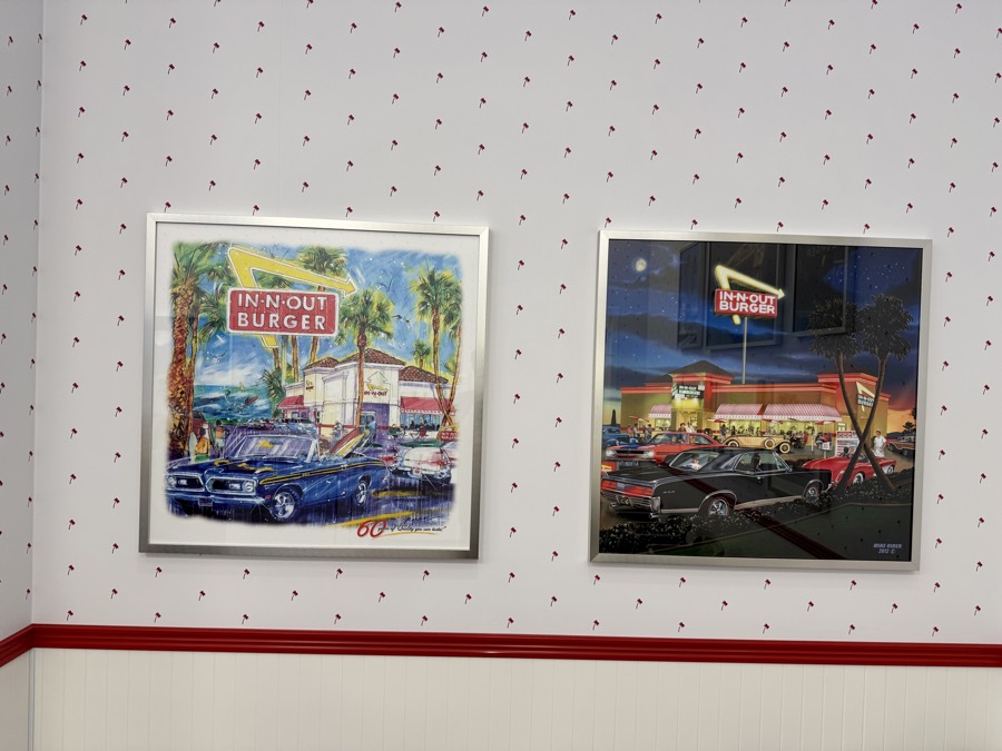 Photograph of Framed Photographs of In-N-Out in Las Vegas, Nevada — travel photograph, July 21, 2026
