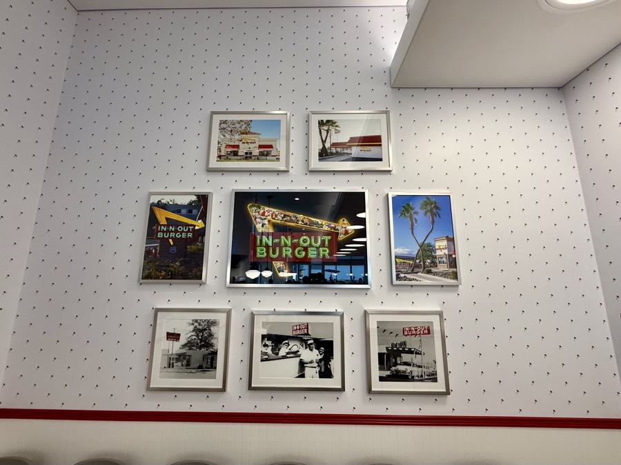 Photograph of Framed Photographs of In-N-Out in Las Vegas, Nevada — travel photograph, July 21, 2026