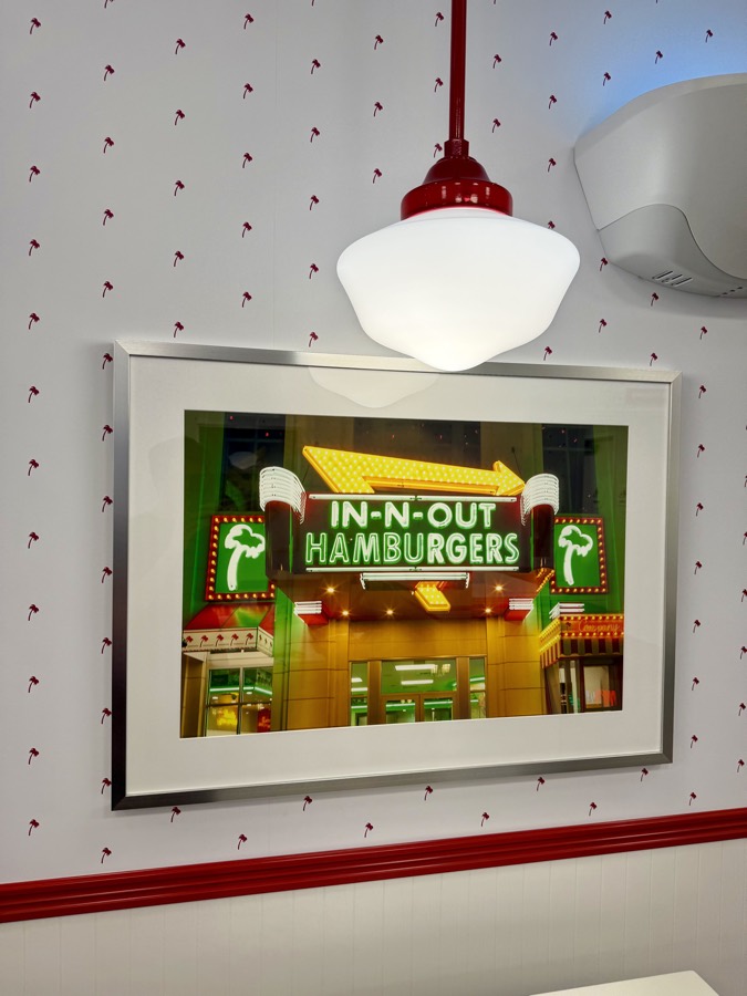 Photograph of In-N-Out Burger Interior in Las Vegas, Nevada — travel photograph, July 21, 2026
