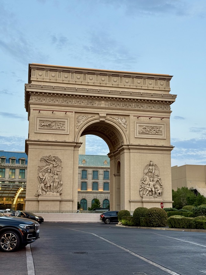 Photograph of L'Arc de Triomphe in Las Vegas, Nevada — landmark, July 21, 2026
