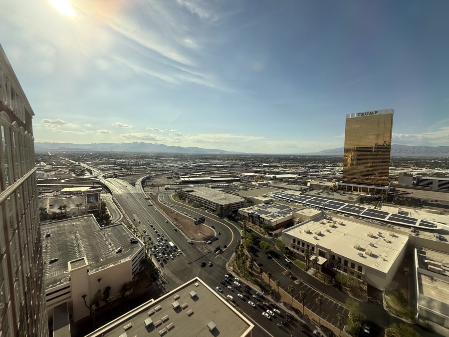 Las Vegas overview from Treasure Island