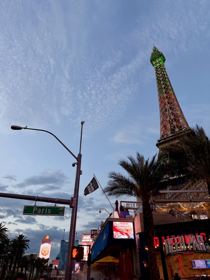 Photograph of Paris Dr in Las Vegas, Nevada — travel photograph, July 21, 2026