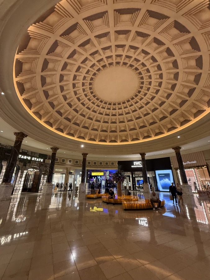 Photograph of The Forum Shops in Caesars Palace, Las Vegas, Nevada — travel photograph, July 21, 2026