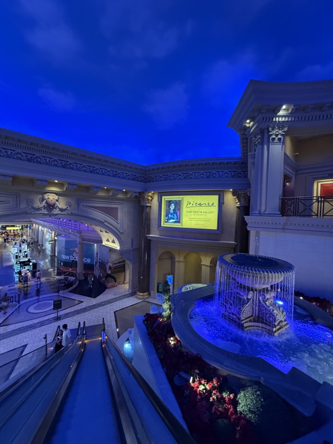 Photograph of The Forum Shops in Caesars Palace, Las Vegas, Nevada — travel photograph, July 21, 2026