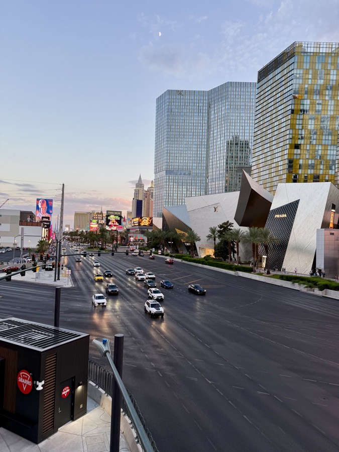 Photograph of The Shops at Crystals in Las Vegas, Nevada — travel photograph, July 21, 2026